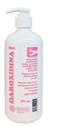 Herbi Feet Daroxidina Scrub Soluci&oacute;n Jabonosa Clorhex 500 cc