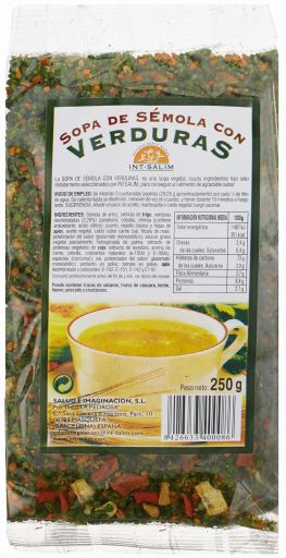 INT-SALIM Vegetable Semolina Soup 250 gr
