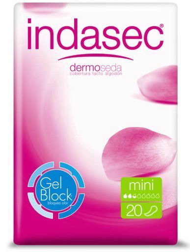 Indasec Compresas Dermoseda Mini 20 Unidades