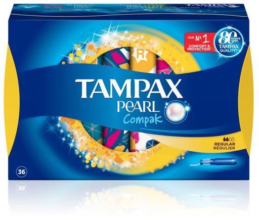 Tampax Compak Pearl Tamp&oacute;n Regular