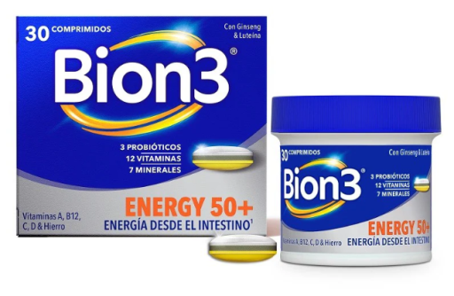 Bion3 Bion3 Energy 50+ 30 Comprimidos