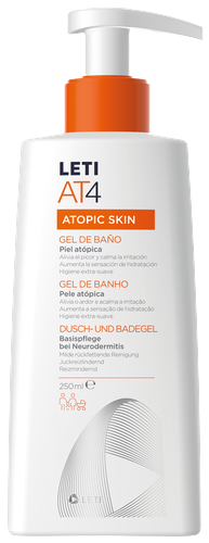 Leti AT4 Gel de Ba&ntilde;o Piel At&oacute;pica 250 ml