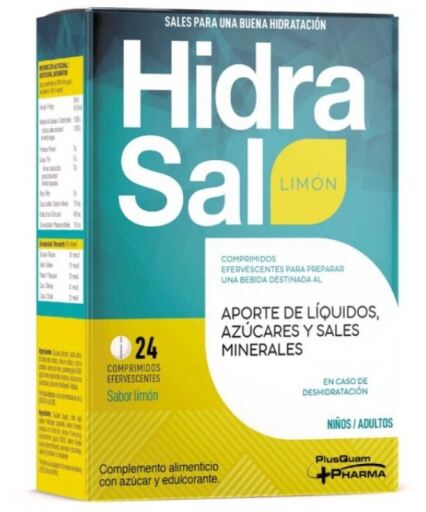 Plusquam Pharma Hidrasal Lim&oacute;n 24 Comprimidos