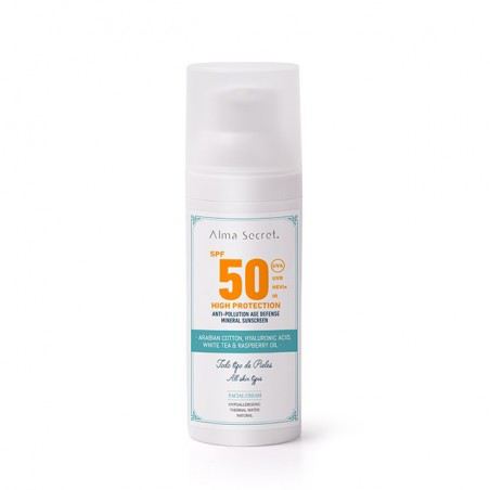 Alma Secret High Protection Crema Protectora Solar Facial SPF 50 50 ml