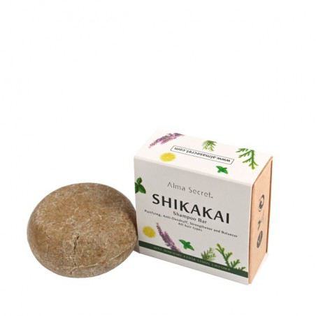 Alma Secret Champ&uacute; S&oacute;lido Antica&iacute;da & Anticaspa Shikakai 85 gr