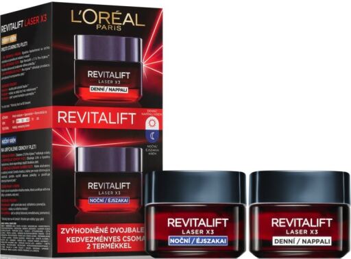 Revitalift Laser X3 Crema D&iacute;a 50 ml + Crema Noche 50 ml