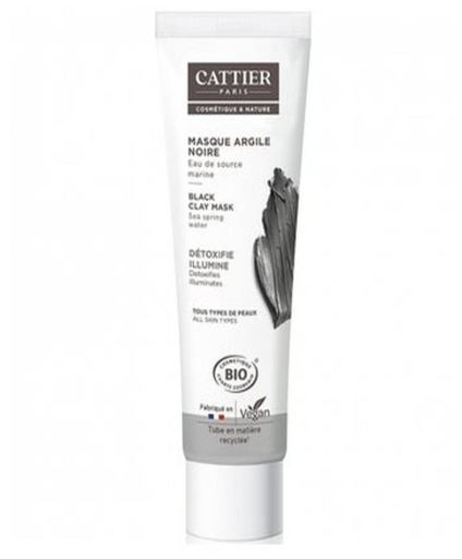 Cattier Mascarilla Facial Arcilla Negra 100 ml