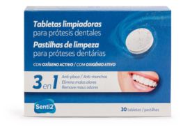 Tabletas Limpiadoras para Pr&oacute;tesis Dentales 30 Unidades