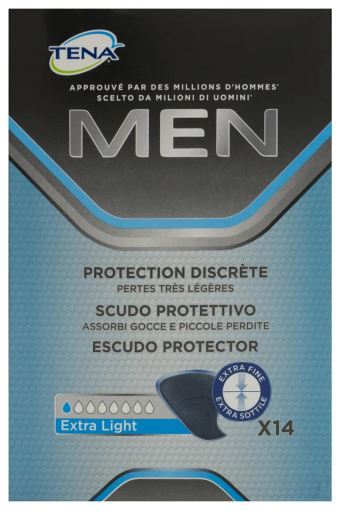 Tena Escudo Protector para Hombre Extra Ligero 14 Unidades
