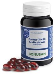 Omega 3 Msc Aceite de Krill 60 C&aacute;psulas de Gelatina