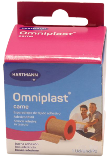Omniplast Esparadrapo Rosa Tejido Resistente