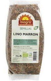 Biogra Semillas de Lino Marr&oacute;n 250 gr