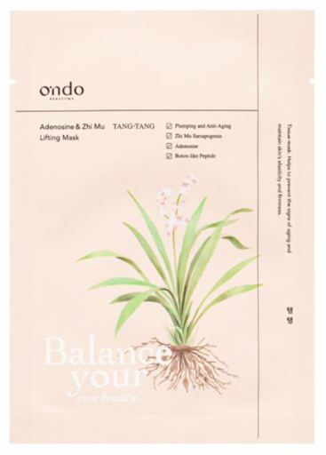 Ondo Beauty 36.5 Mascarilla Elevaci&oacute;n Adenosina & Zhi Mu 25 ml