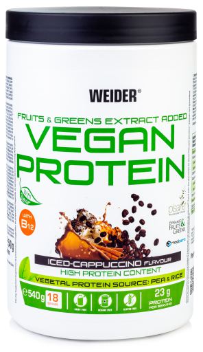Weider Prote&iacute;na Vegana Cappuccino 540 gr