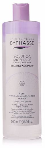 Byphasse Waterproof Biphasic Micellar Make-up Remover Solution 500 ml