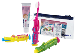 Kin Fluorkin Infantil Set Viaje Cepillo Dientes + Pasta dientes