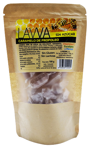 Lavva Caramelos Prop&oacute;leo Vitamina C y Mentol Bolsa