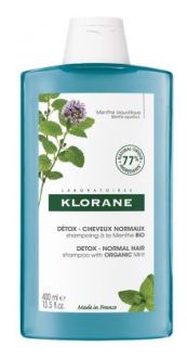 Klorane Organic Aquatic Mint Shampoo 400 ml