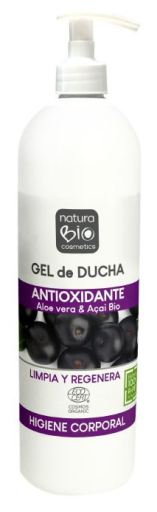 NaturaBIO Cosmetics Aloe & A&ccedil;ai Antioxidant Shower Gel 740 ml