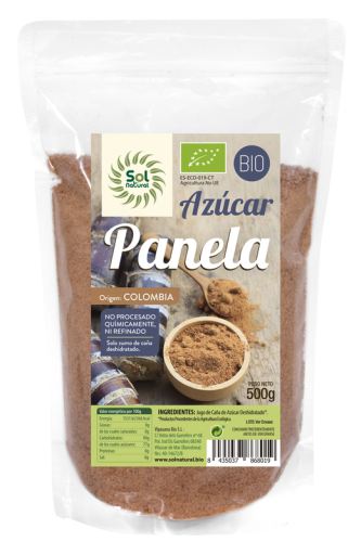Sol Natural Organic Panela Sugar 500 gr