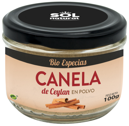 Sol Natural Ceylon Cinnamon Powder Bio 100 gr