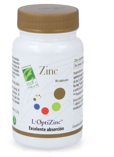 100% Natural Zinc 90 C&aacute;psulas