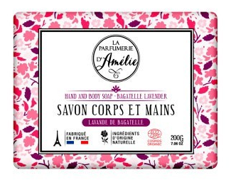 Am&eacute;lie Soap Bar Body Hands Lavender 200 gr