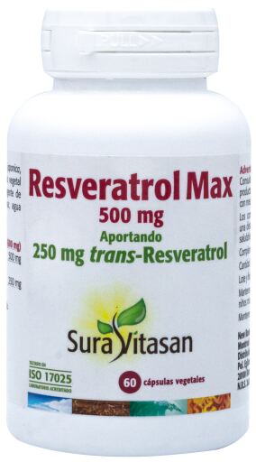 Resveratrol Max 60 C&aacute;psulas