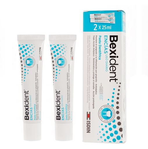 Isdin Bexident Enc&iacute;as Uso Diario Pasta Dent&iacute;frica 2 x 25 ml