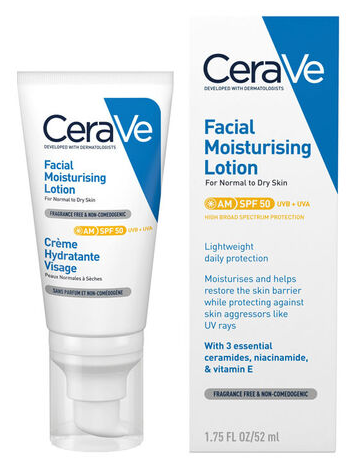 Cerave Facial Moisturizing Lotion with SPF 50 52 ml