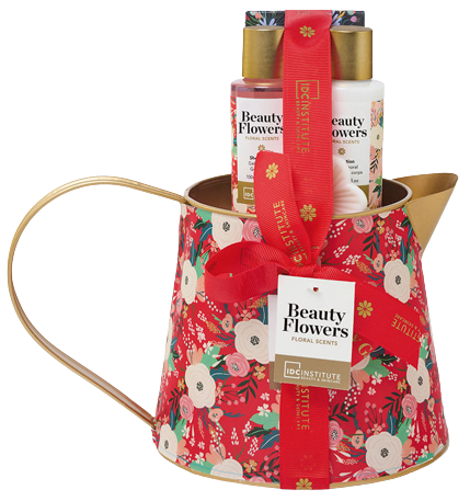 Idc Institute Set Beauty Flowers Bath Gel 100 gr + 3 Pieces