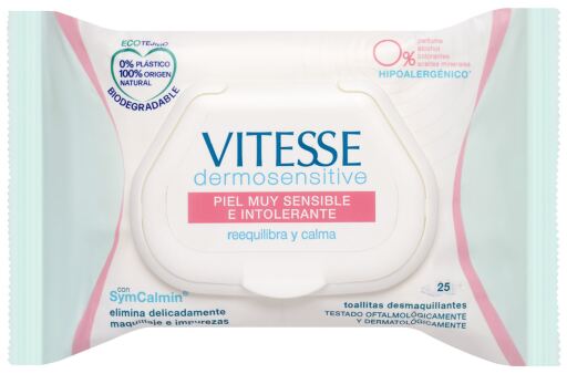 Vitesse Dermo Sensitive Toallitas Pieles Muy Sensibles 25 uds