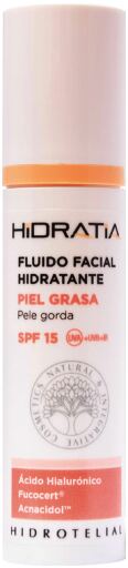 Hidrotelial Fluido Facial Hidratante para Pieles Grasas SPF 15 50 ml