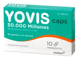 Alfasigma Yovis 10 C&aacute;psulas