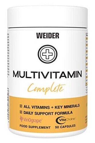 Weider Multivitamin Complete 90 C&aacute;psulas