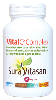 Sura Vitasan Vital C8 Complex 45 C&aacute;psulas