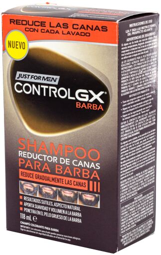 Just for Men Control Gx Gray Hair Reducing Shampoo for Beard 118 ml