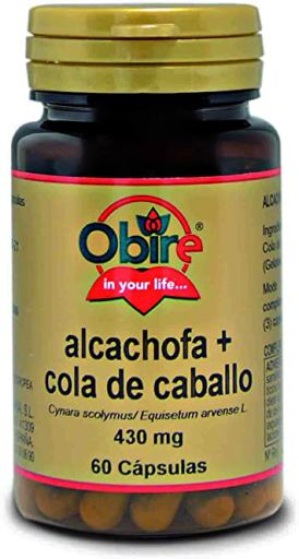 Obire Alcachofa y Cola de Caballo 60 C&aacute;psulas
