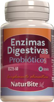 Enzimas Digestivas y Probi&oacute;ticos 60 C&aacute;psulas