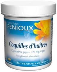 Fenioux Concha de Ostra 320 mg 200 Cápsulas Fenioux Concha de Ostra 320 mg 200 Cápsulas