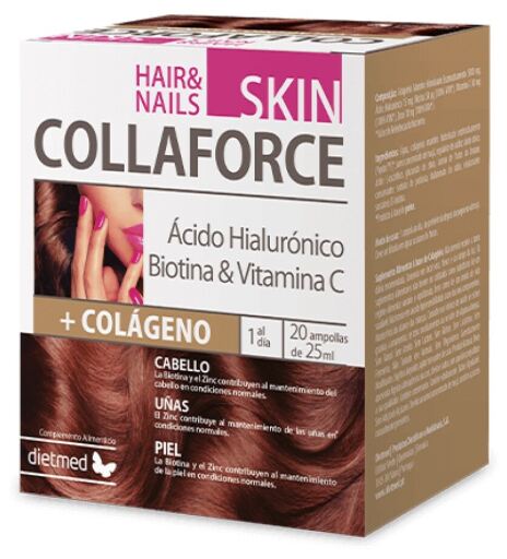 Dietmed Collaforce Skin Hair & Nails 20 Ampollas