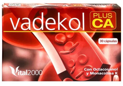 Vital 2000 2000 Vadekol Plus Ca 30 C&aacute;psulas