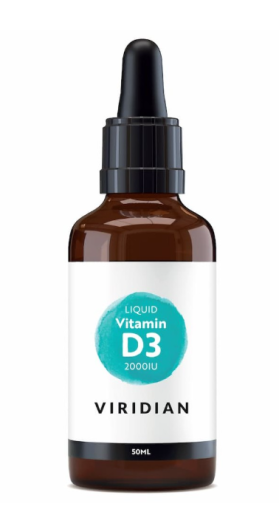 Viridian Vitamina D3 L&iacute;quida Vegana 2000UI 50 ml