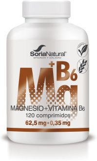 Soria Natural Magnesio + Vit B6 Liberaci&oacute;n Sostenida 120 C&aacute;psulas