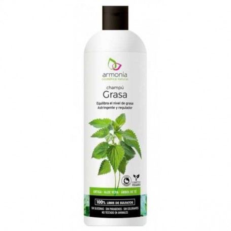 Armon&iacute;a Cosm&eacute;tica Natural Nettle Anti-grease Shampoo
