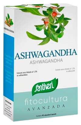 Santiveri Aswagandha 40 C&aacute;psulas