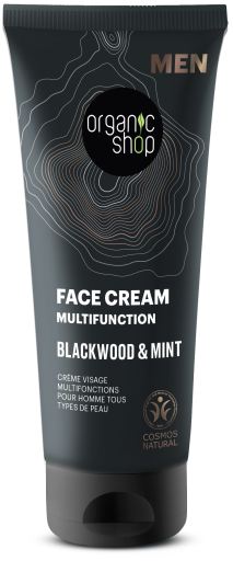 Organic Shop Crema Facial Multifunci&oacute;n Blackwood & Mint 75 ml