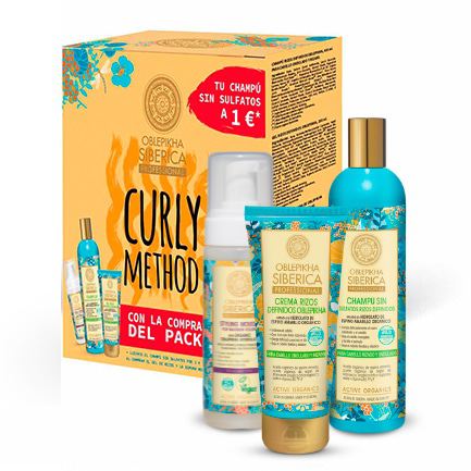 Natura Siberica Curly Oblepikha Set 3 Pieces