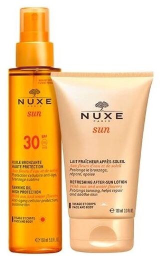 Nuxe Sun Aceite Bronceador 150 ml + Leche After Sun 100 ml