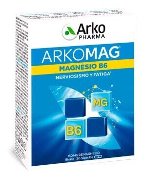 Arkopharma Arkovital Magnesio + Vitamina B6 30 C&aacute;psulas